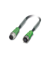 Cable SAC-4P-M12MS/3,0-PUR/M12FS para sensores/ actuadores