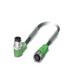 Cable SAC-4P-M12MR/3,0-PUR/M12FS para sensores/ actuadores