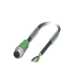 Cable SAC-5P-M12MS/1,5-PUR para sensores/ actuadores