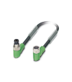 Cable SAC-4P-M 8MR/1,5-PUR/M 8FR para sensores/ actuadores