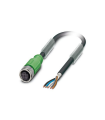 Cable SAC-5P-5,0-PUR/M12FS SH para sensores/ actuadores