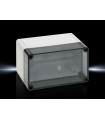 Caja policarbonato PK 180x110x111mm tapa transparente (2 Piezas)