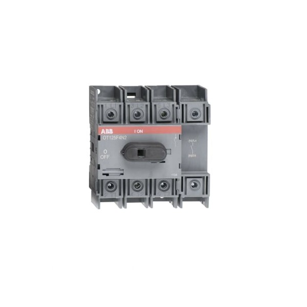 Interruptor seccionador OT125F4N2 4P 125A 125/90A/A