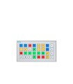 SIMATIC HMI KP32F PN, Teclas Panel, 32 Teclas de Carrera Corta con Leds multicolores, Interfaces Profinet con Profisafe, 16 Ed +