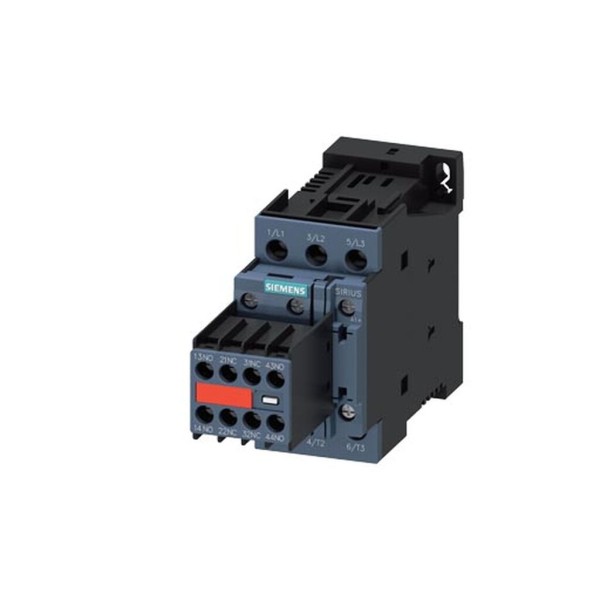 CONTACTOR, AC-3, 11KW/400V, 2NA+2NC, DC 24V, CON VARISTOR ENCHUFADO 3 POLOS, TAM. S0 BORNES DE TORNILLO BLOQUE CONT. AUX. NO DES