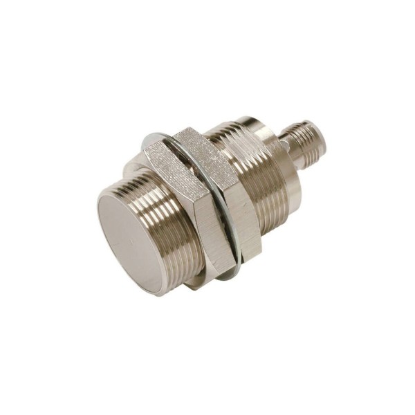 Proximity sensor, inductive, nickel-brass, short body, M30, shielded, 10 mm, DC, 3-wire, PNP NO, IO-Link COM3, M12 conne