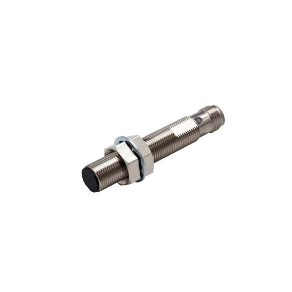 Sensor de proximidad, inductivo, cuerpo largo de níquel-latón, M12, apantallado, 4 mm, CC, 3 hilos, PNP NA, IO-Link COM3