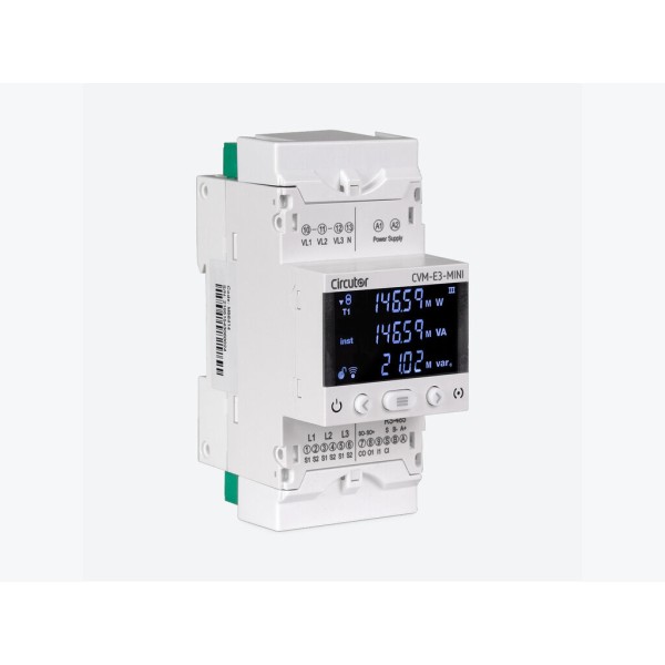 Analizador de redes trifásico carril DIN CVM-E3-MINI-FLEX-485-IC M56454.