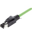 (MOQ:1) (UE:1) RJI RJ45 plug Cat5, 4p IDC