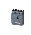 Interruptor automático 3VA5 UL tamaño 400 Clase de poder de corte C 100 kA @ 480 V 4 polos, protección de distribuciones TM230,