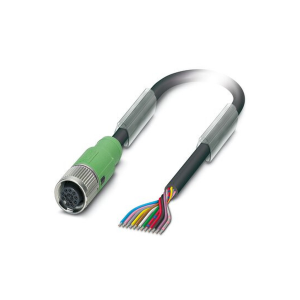 Cable SAC-12P-5,0-PUR/FS SCO para sensores/ actuadores