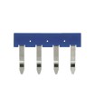 Puente de conexión para P2RF-PU/PYF-PU Paso 7.75mm 4 Polos Azul