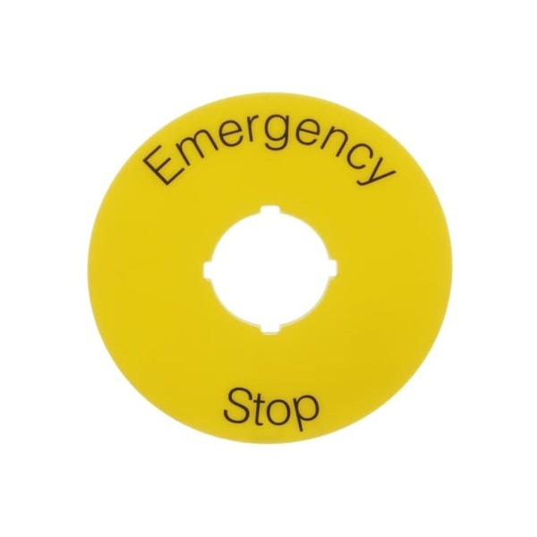 Etiqueta Emergency Stop 1SFA616915R1005