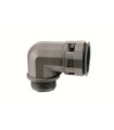 Racor 90° DN 17 Pg13.5 gris INTNEC-17P13G