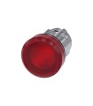 LAMPARA DE SENALIZACION, 22MM, REDONDO, METAL, BRILLANTE, ROJO, LINSE, GLATT 3SU10516AA200AA0