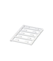 Rótulo de plástico UC-EMLP (11X9) en blanco 0819291