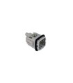 Clavija conector ILME 4P 10A gris GAECKM04