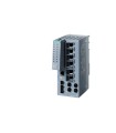 SCALANCE X, SCALANCE XC206-2, switch gestionable layer 2: 6 puertos RJ45 10/100 Mbit/s: 2 puertos ST/BFOC 100 Mbit/s: 1 puerto d