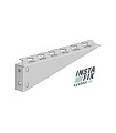 Soporte INSTA-FIX pared perfil "C" 400mm galvanizado sendzimir SSH40S