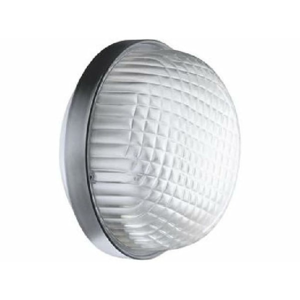 Luminaria BOLLA 200 60W E27 clase II gris RAL7035 IP55 GW80616