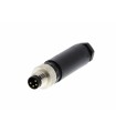 Sin cable Recto Macho 4 hilos M8 Y92E-MM08PVC4Sconf-L