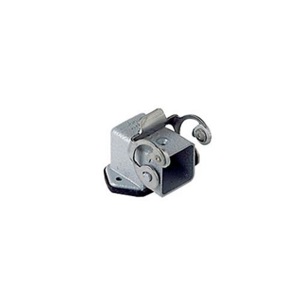 Zócalo angular conector ILME 3P 10A inoxidable CKAX03IA